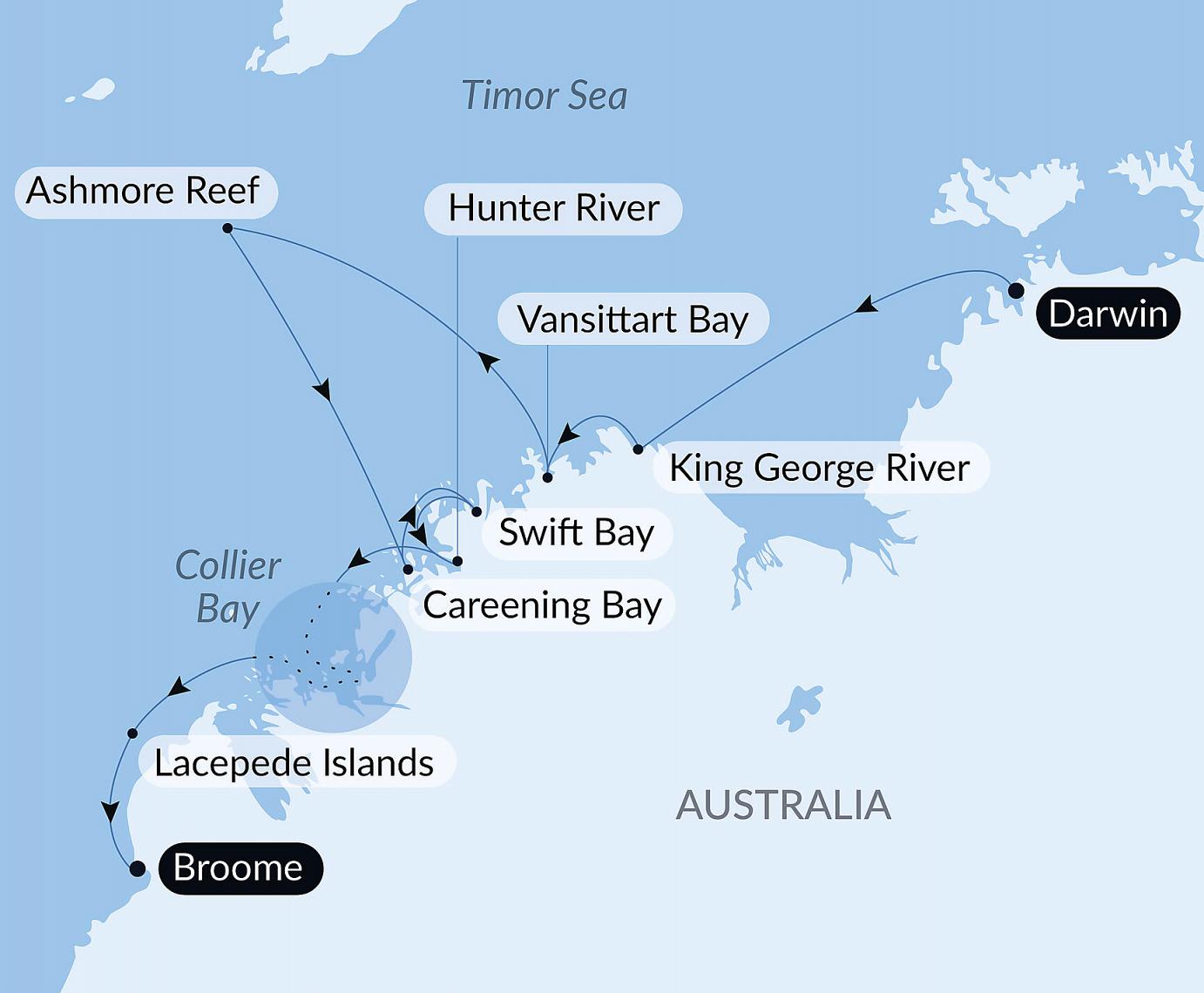 carte Le Kimberley emblématique, 11 jours