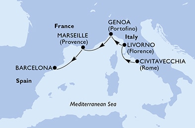 carte Transatlantiques, 5 jours
