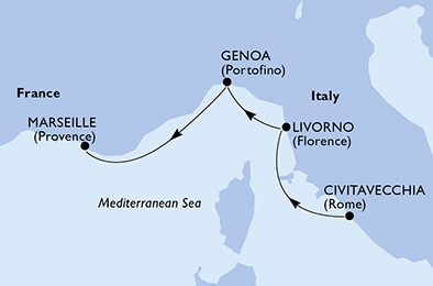 carte Transatlantiques, 4 jours