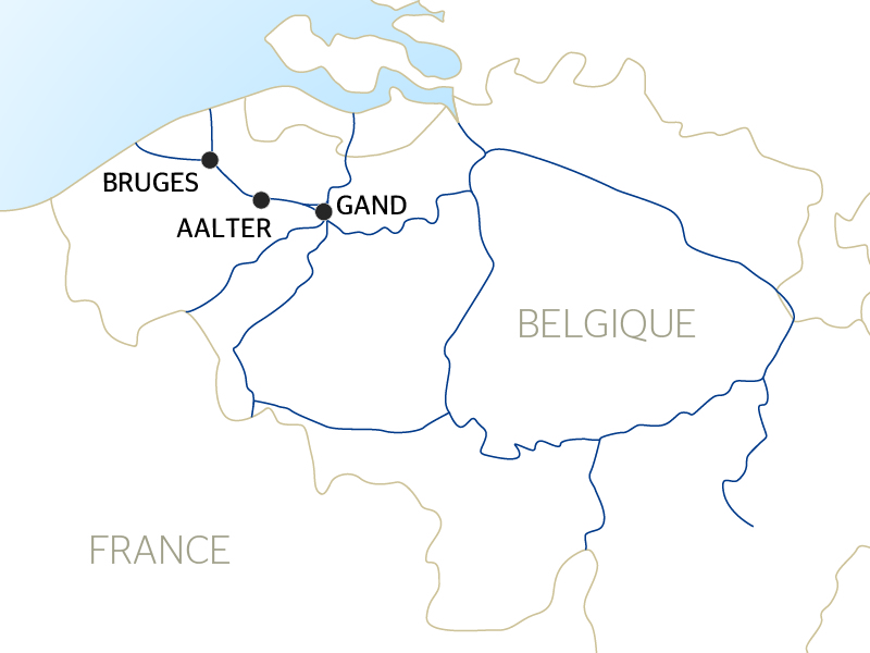 carte Magie de Noël en croisière : escapade féérique entre Gand et Bruges (formule port/port), 4 jours - GAB_XMASPP