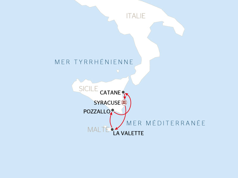 carte Les Belles méditerranéennes (formule port/port), 8 jours - MSM_PP