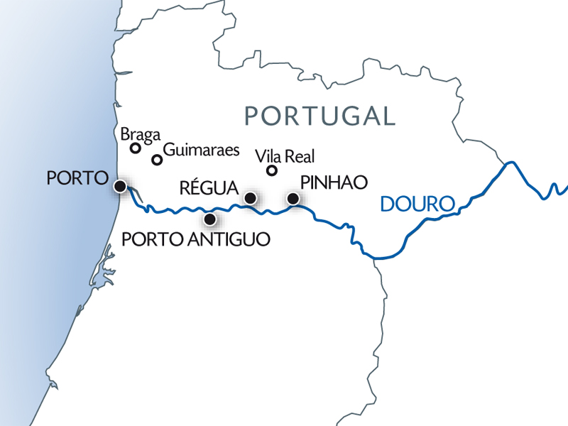 carte Le Douro Joyau inépuisable et traditions ancestrales (formule port-port), 6 jours - POB_PP