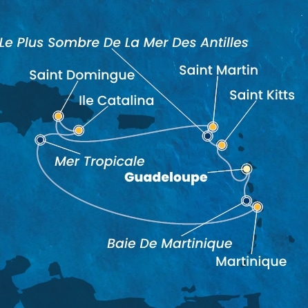 carte Antilles, Rép.Dominicaine, 8 jours