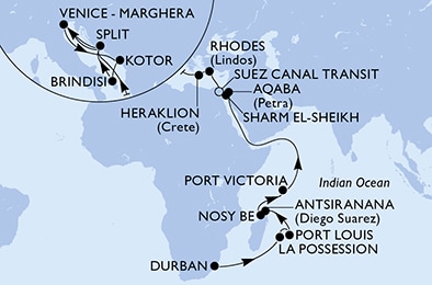 carte Transatlantiques, 32 jours