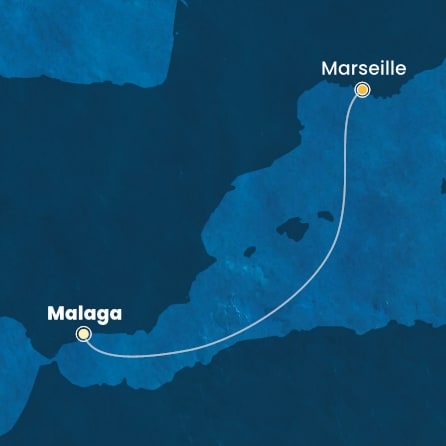carte Espagne, France, 3 jours
