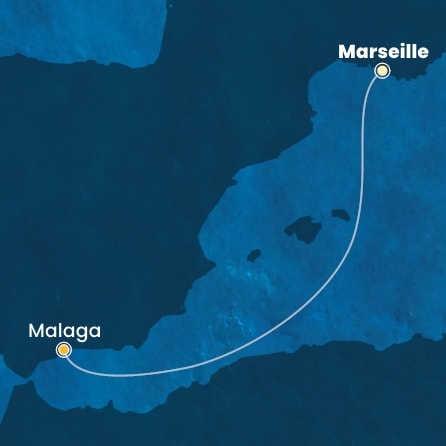 carte France, Espagne, 3 jours