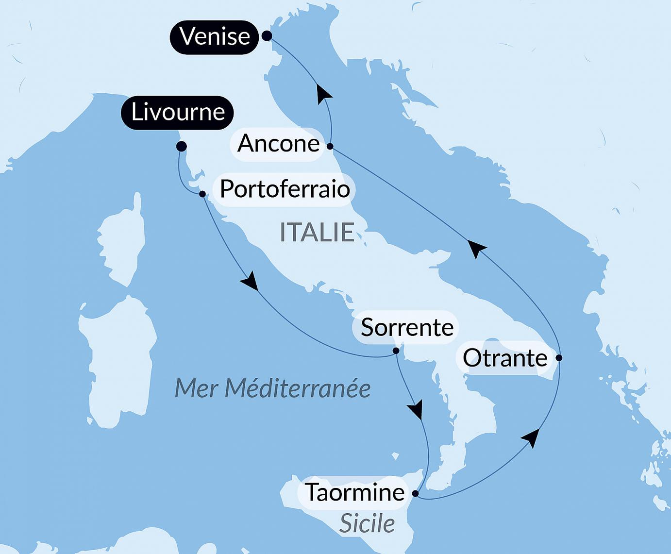 carte Le luxe à l’italienne : savoir-faire d’excellence, 11 jours