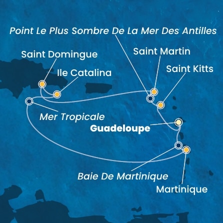 carte Antilles, Rép.Dominicaine, 8 jours