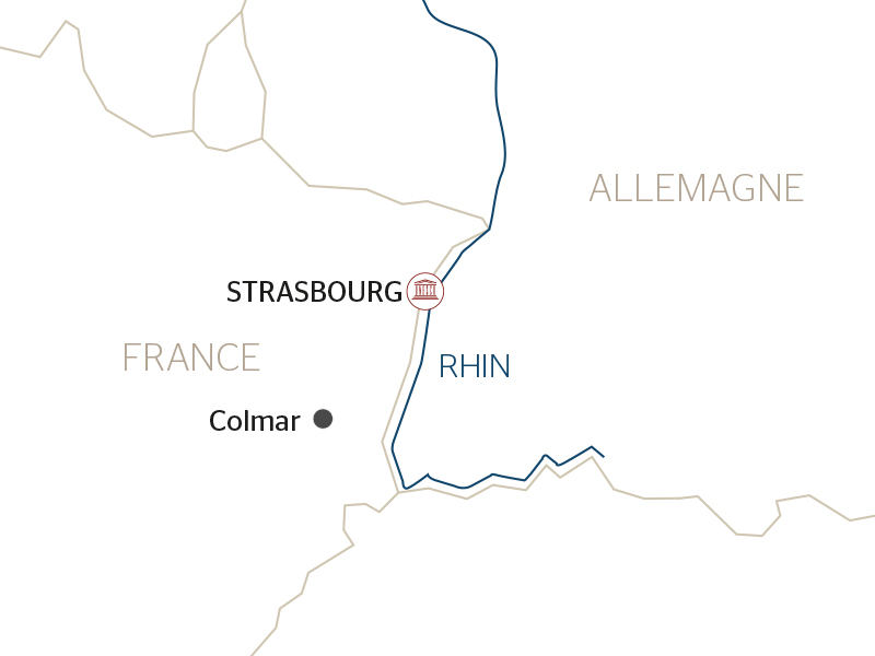 carte Marchés de Noël en Alsace (formule port/port), 4 jours - MNO_PP