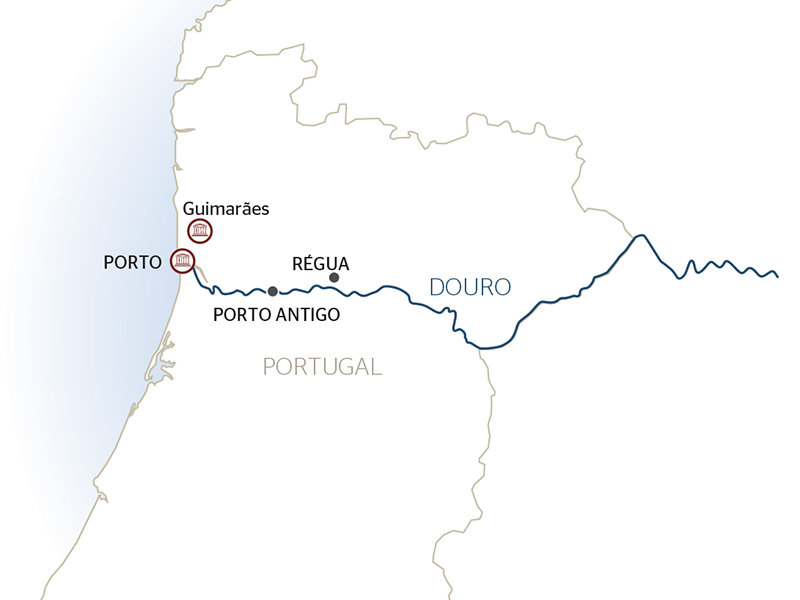carte Le Douro Joyau inépuisable et traditions ancestrales, 6 jours - POB