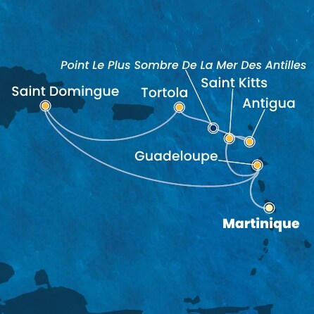 Carte de l'itinéraire