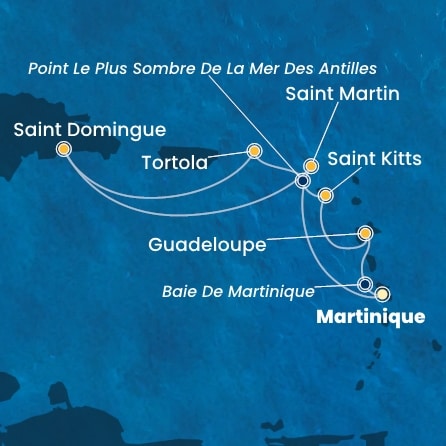 Carte de l'itinéraire