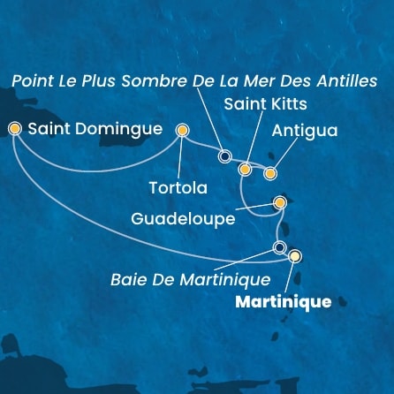 Carte de l'itinéraire