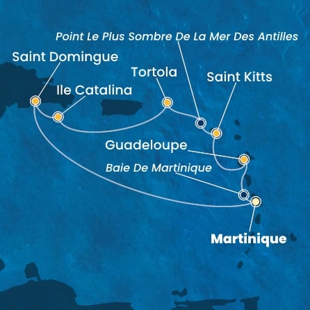Carte de l'itinéraire
