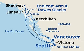 carte Alaska, 8 jours