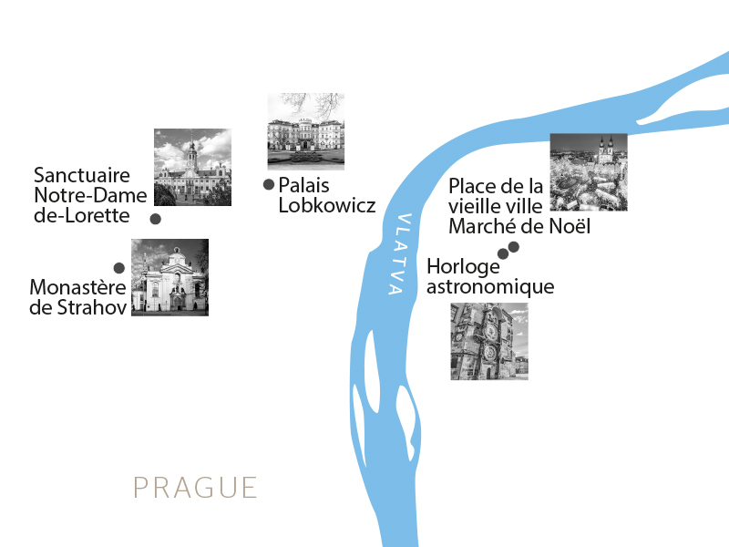 carte Noël féerique à Prague (formule port/port), 5 jours - PRN_PP