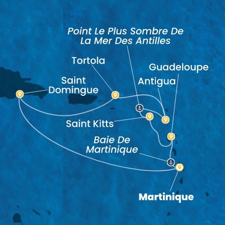 Carte de l'itinéraire