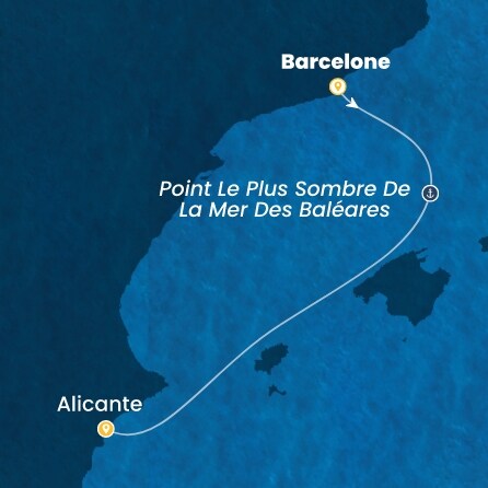 carte Espagne, 2 jours
