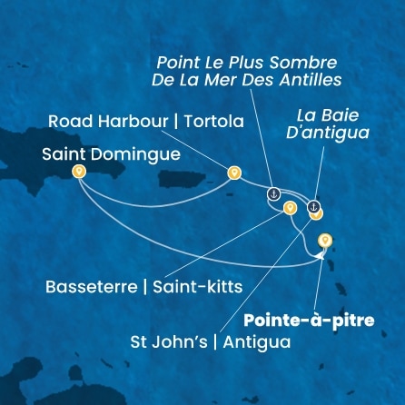 Carte de l'itinéraire