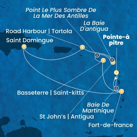 Carte de l'itinéraire