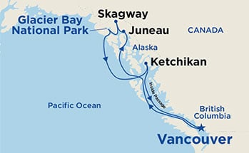 carte Alaska, 8 jours