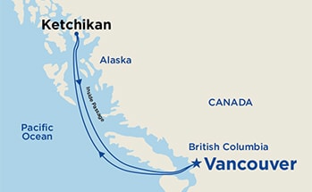 carte Alaska, 5 jours
