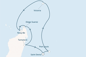 carte *Océan Indien, 17 jours