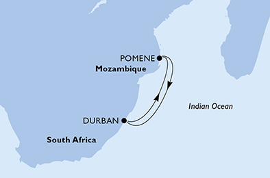 carte Afrique, 5 jours