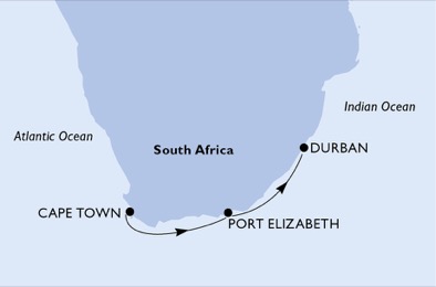 carte Afrique, 5 jours