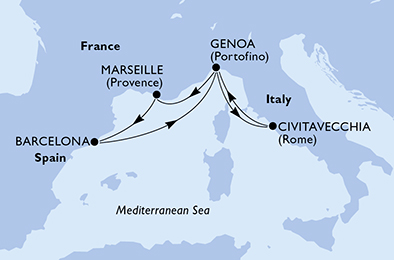 carte Tour du Monde, 6 jours