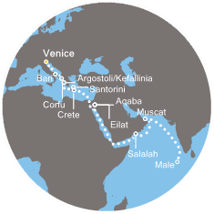 carte *Cap sur les Maldives 29 jours