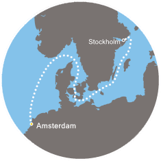 carte Europe du Nord, 5 jours