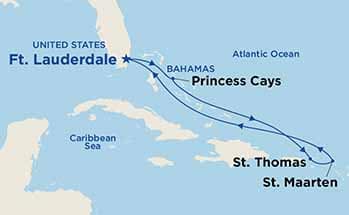 carte Caraïbes et Antilles, 8 jours