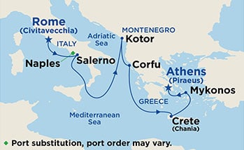 carte Îles grecques, 8 jours