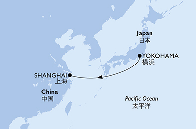 carte Asie, 4 jours