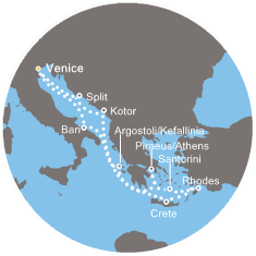 carte Méditerranée, 11 jours