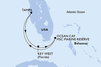 carte Caraïbes et Antilles, 5 jours
