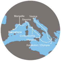 carte Transatlantiques, 8 jours