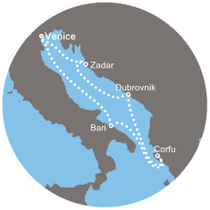 carte Méditerranée, 6 jours