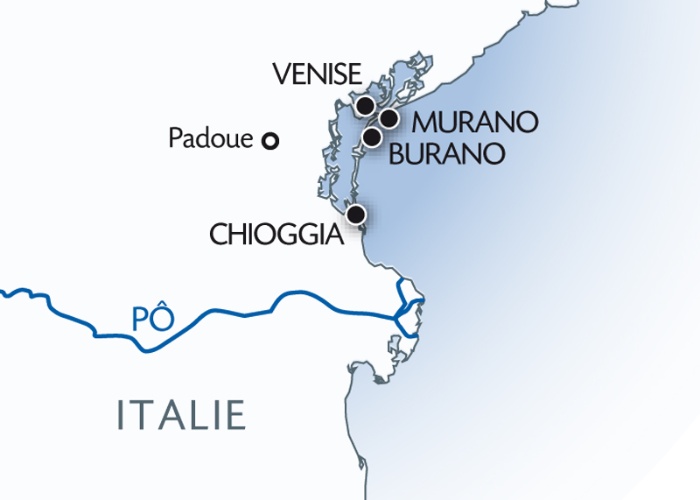 carte Noël dans la lagune de Venise (formule port/port), 5 jours - NOV_PP