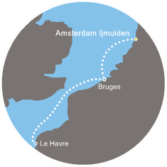 carte Europe du Nord, 3 jours