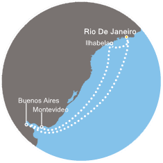 carte Amérique du Sud, 8 jours