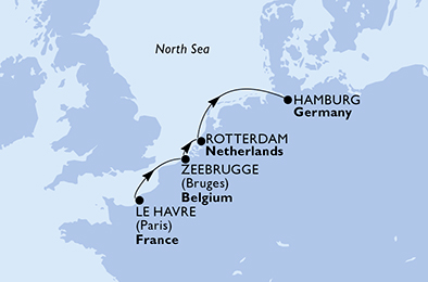 carte Transatlantiques, 5 jours