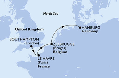 carte Transatlantiques, 5 jours