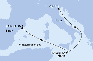 carte Transatlantiques, 5 jours