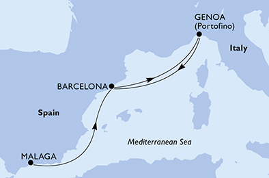 carte Europe du Nord, 6 jours