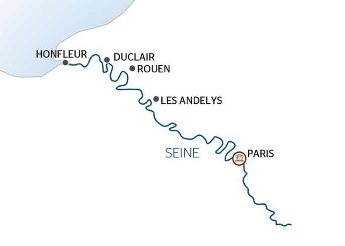 carte Festival d'automne : saveurs et impressionnisme sur la Seine, 5 jours - SEN_FESPP