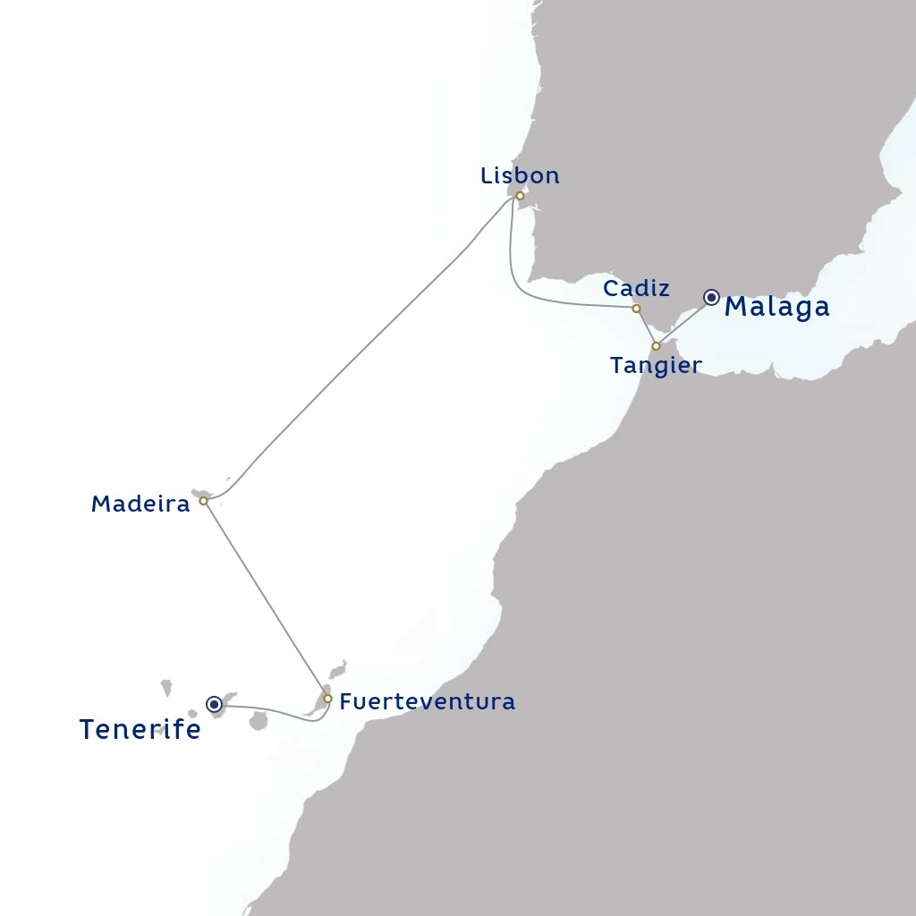 carte Espagne, Portugal, Maroc - 11 jours