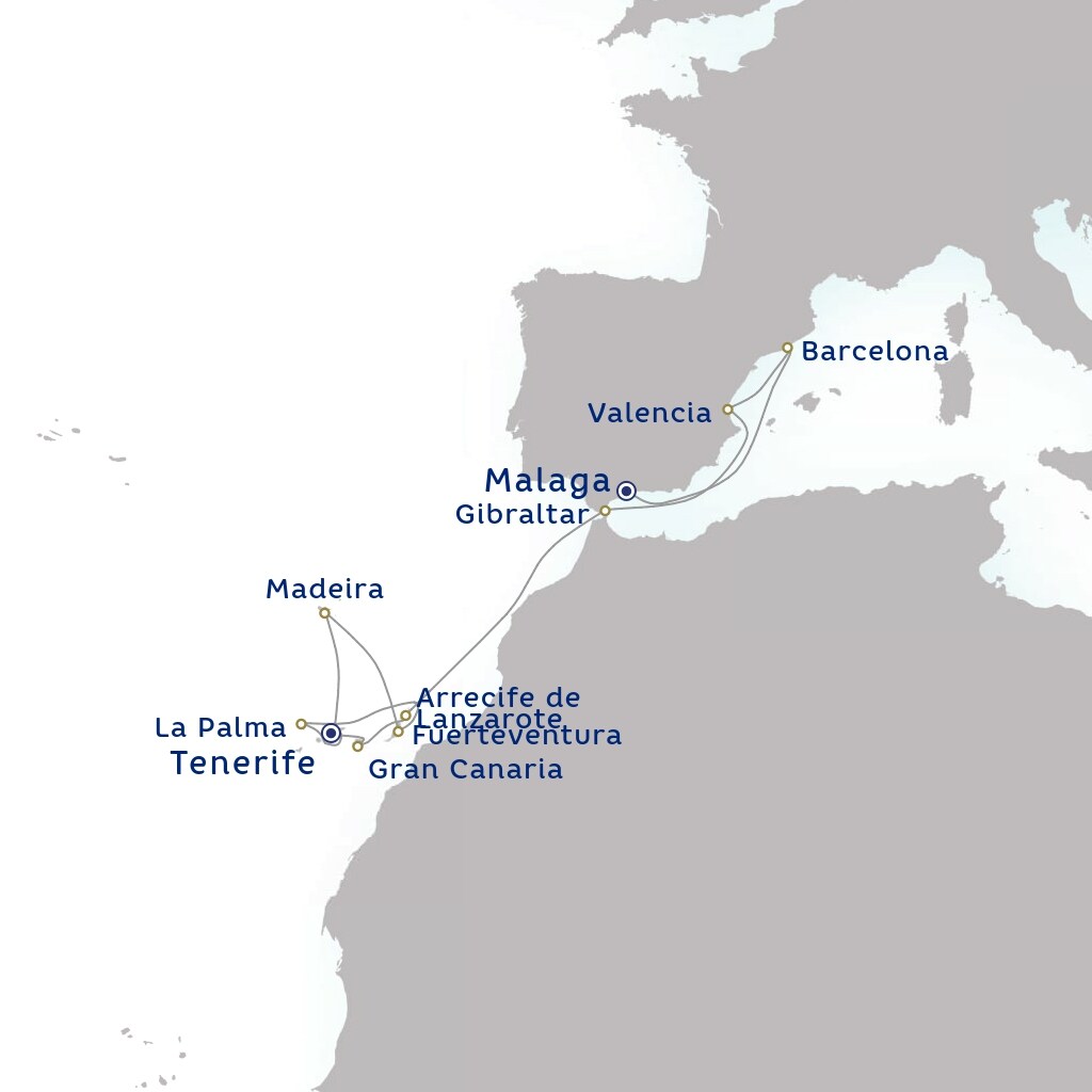 carte Espagne, Royaume-Uni, Portugal , 18 jours