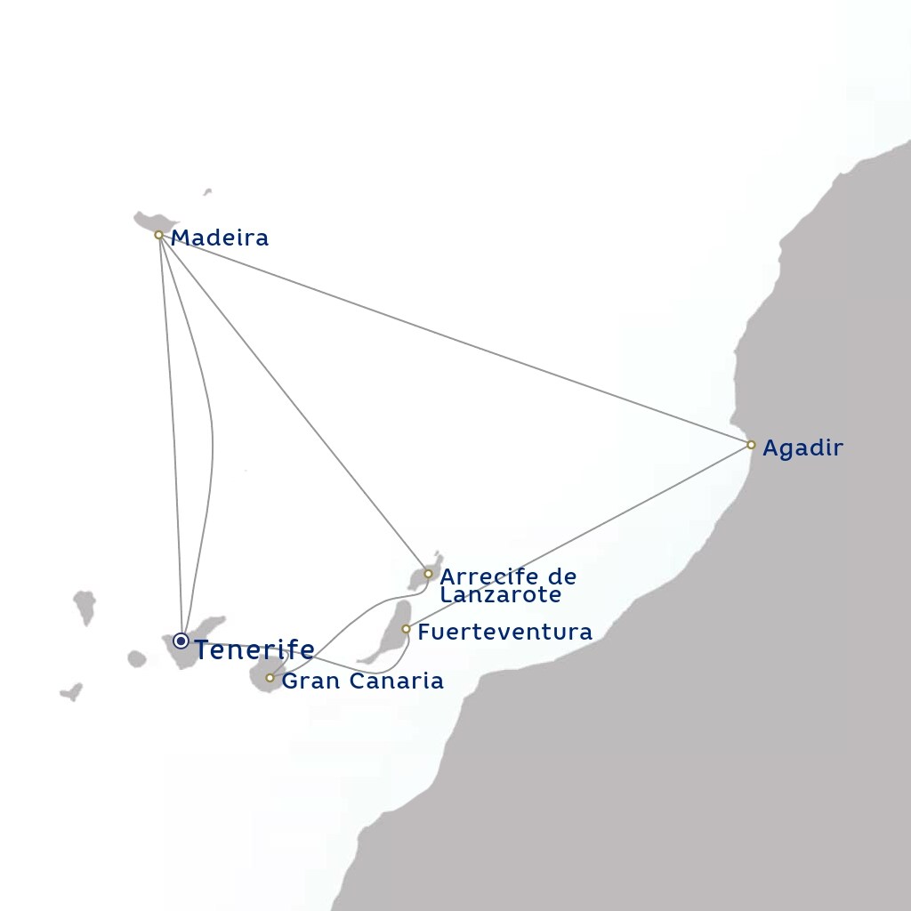 carte Espagne, Maroc, Portugal - 15 jours